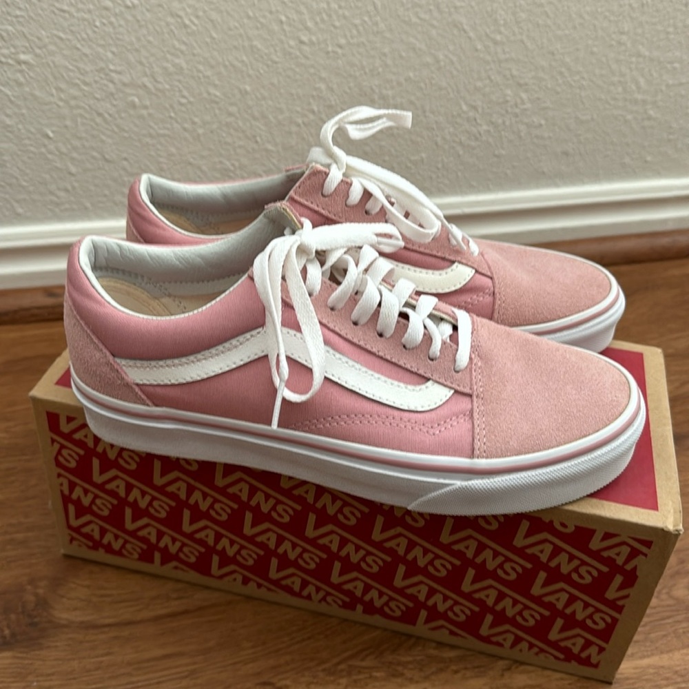 Vans Pink Old Skool shoes, 8.5